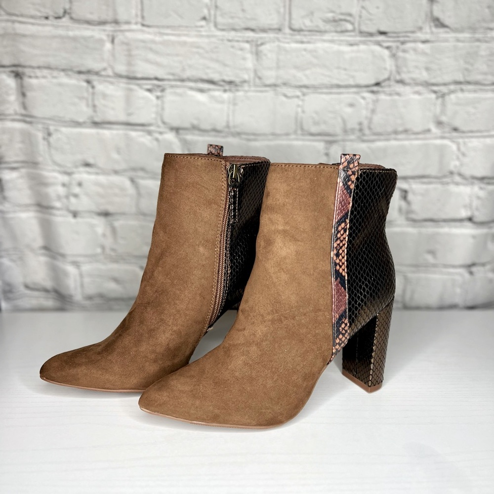 Heeled booties